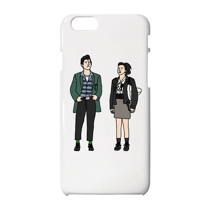 Jun&Mitsuko iPhone case - Phone Cases - Plastic White