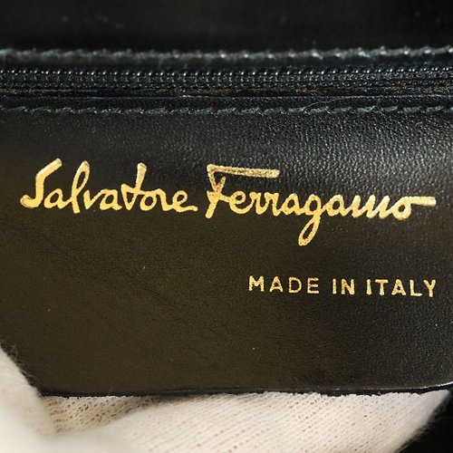Salvatore Ferragamo Gancini 2 Way Bag - 01218 Shoulder Bag Handle Bag