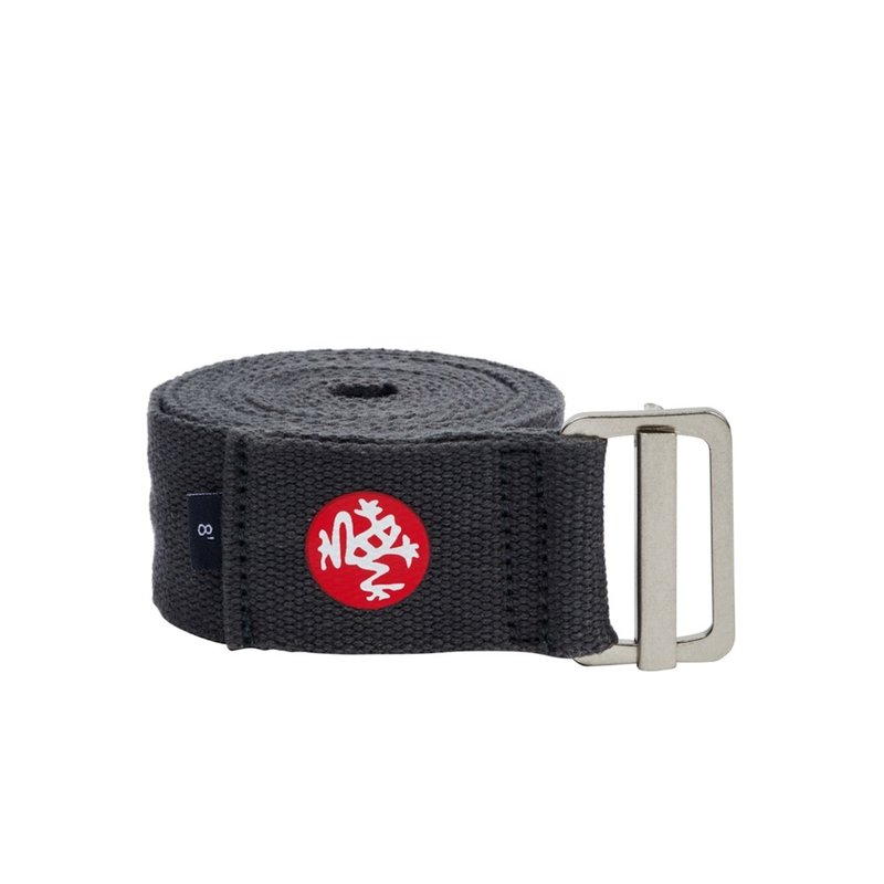 【Manduka】Yoga Straps Align 8 foot 瑜珈繩 - Thunder - 運動配件 - 棉．麻 灰色