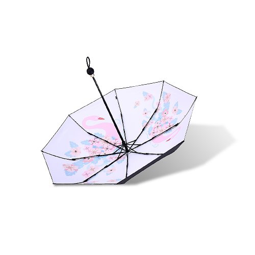PRAIN PRAIN原創曼妙天鵝遮陽傘防紫外線太陽傘晴雨兩用防曬傘UPF50+