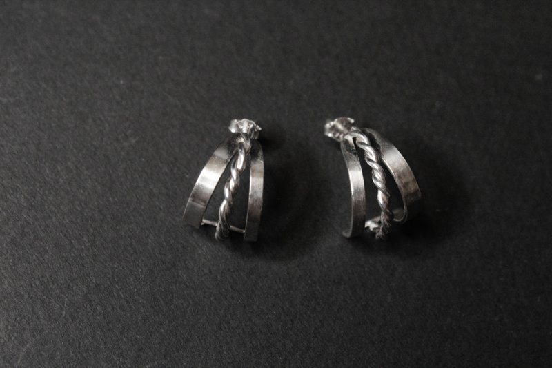 Little Martini Silver Earrings - ต่างหู - เงินแท้ สีเงิน