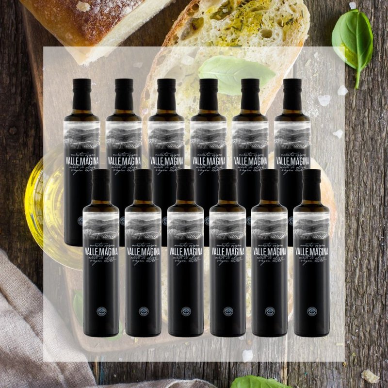 VALLE MÁGINA 瑪西納之谷 特級初榨橄欖油 500ml 12瓶入 - 醬料/調味料 - 新鮮食材 