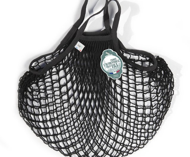 Filt Black Net Shopper Bag