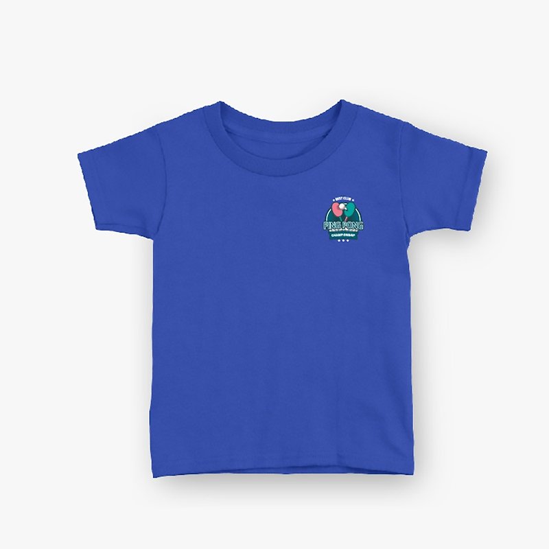 桌球 排汗衫 - Tops & T-Shirts - Cotton & Hemp Blue
