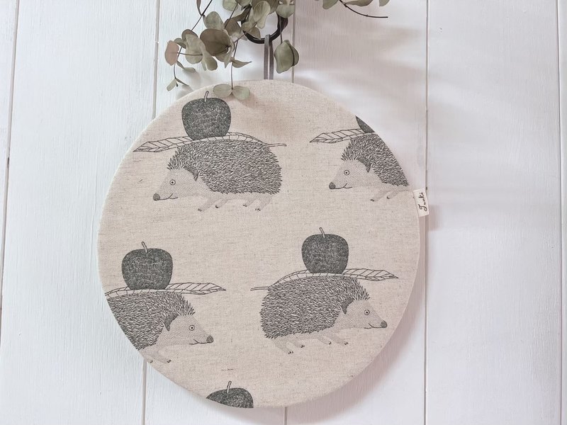 【Moon Handmadeり】Little Hedgehog Insulating Mat - อื่นๆ - ผ้าฝ้าย/ผ้าลินิน 