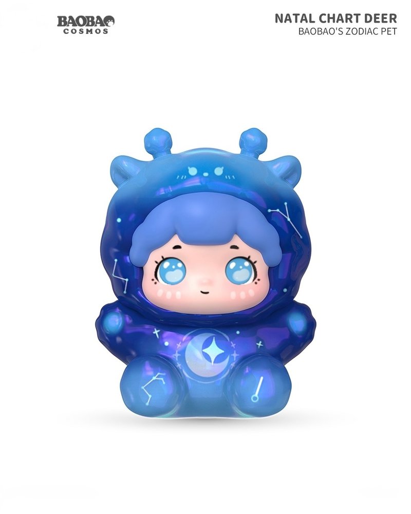 boptoys 潮玩波普 BAOBAO 抱抱星座萌寵系列小盲盒 - 公仔/玩偶 - 塑膠 