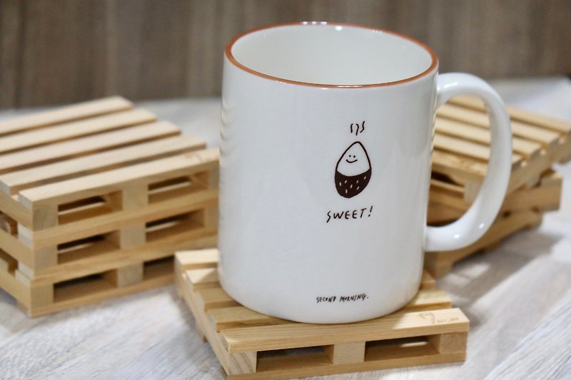 週休柒日-檜木木棧板杯墊 - 杯墊 - 木頭 咖啡色