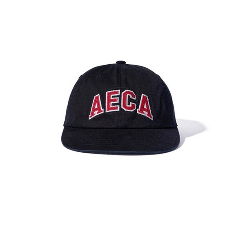 AECA College Flat Brim Cap平簷帽 - 帽子 - 其他材質 黑色