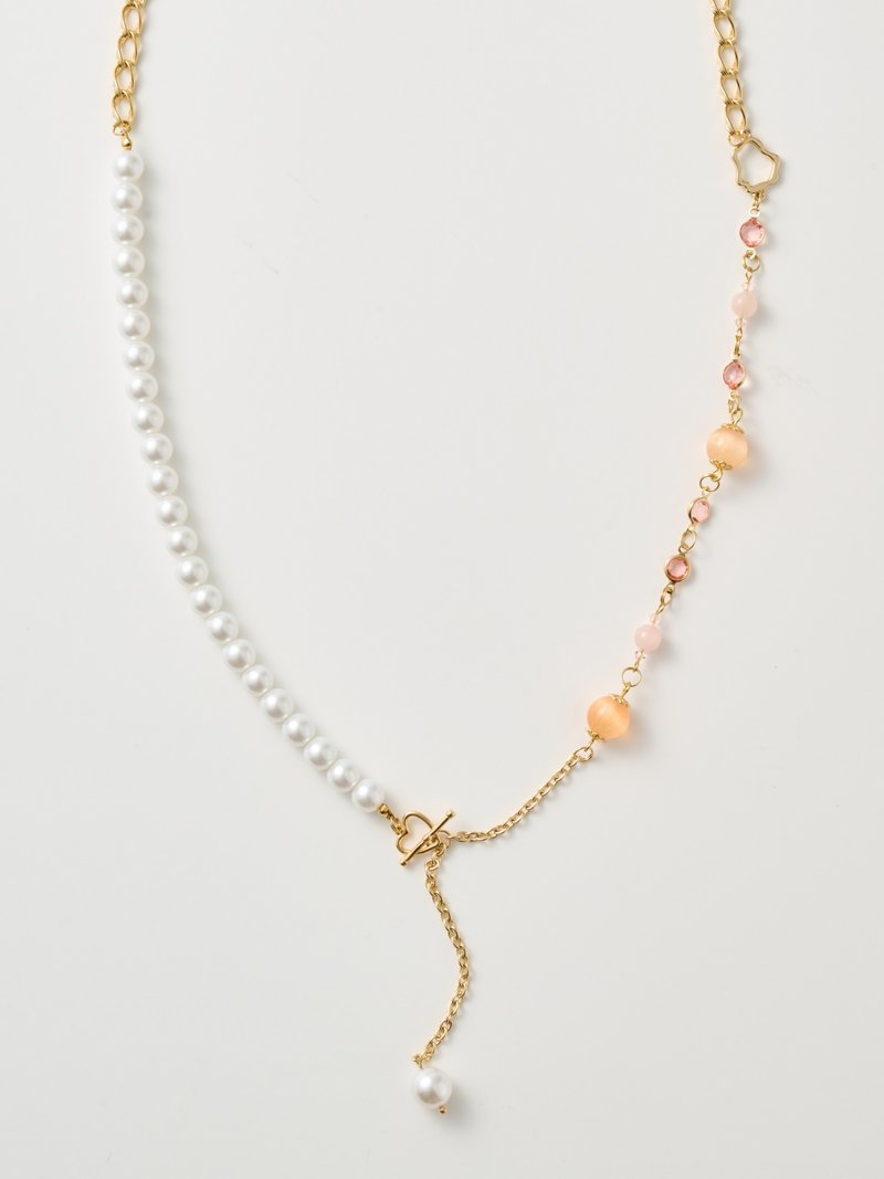 Hebe Hebe Goddess~Innocence Series Long Chain - Necklaces - Jade White