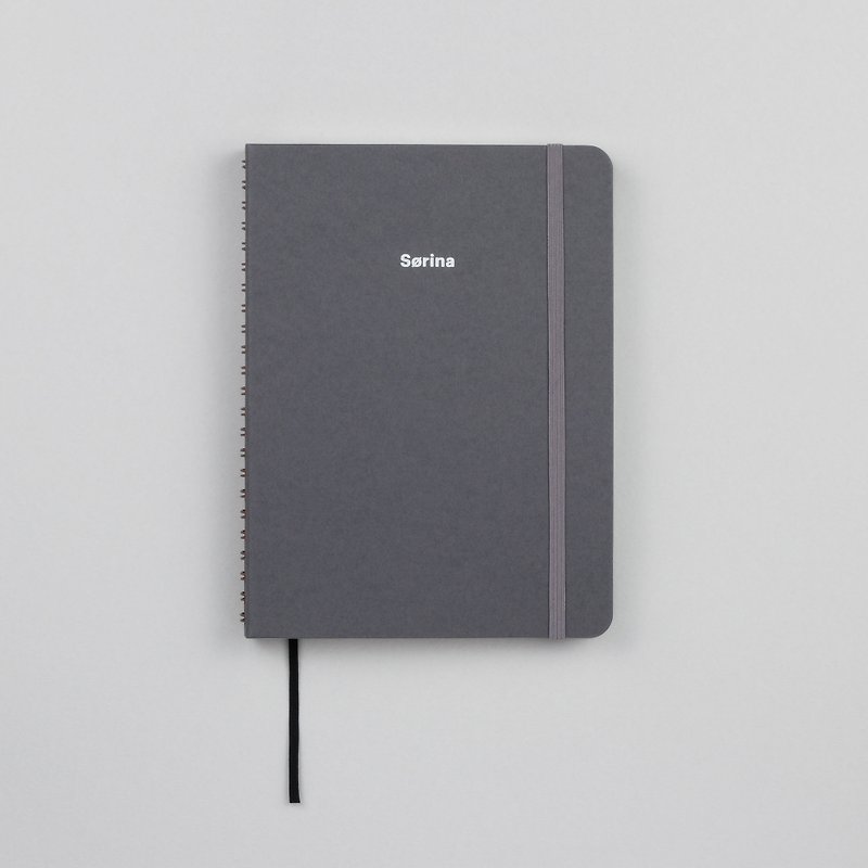 Plain Grey A5 Notebook / Sketchbook - สมุดบันทึก/สมุดปฏิทิน - กระดาษ สีเทา