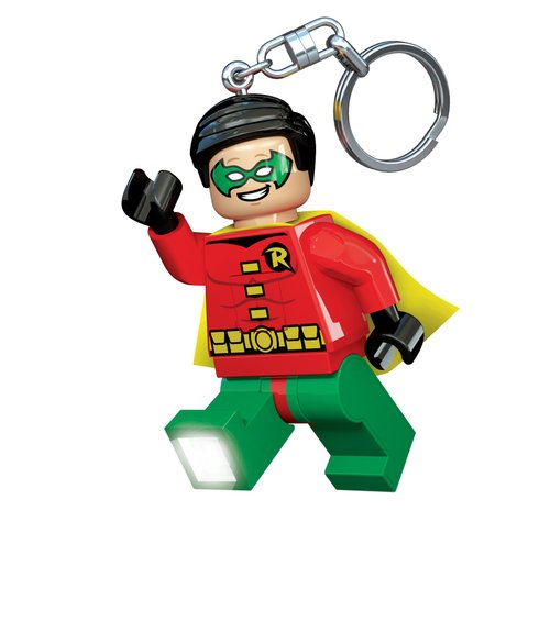LEGO樂高LED燈系列／文具系列 LEGO DC 超級英雄-羅賓鑰匙圈