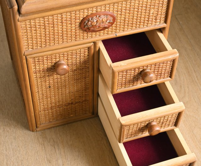 初期の日本籐化粧箪笥 - ショップ everdayvintage 収納用品 - Pinkoi