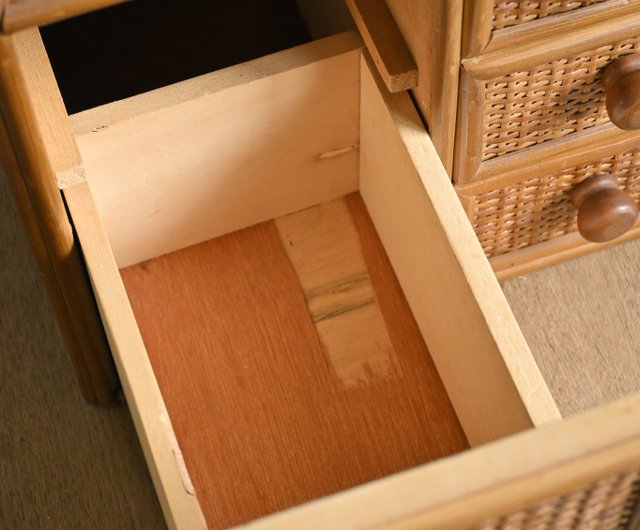 初期の日本籐化粧箪笥 - ショップ everdayvintage 収納用品 - Pinkoi