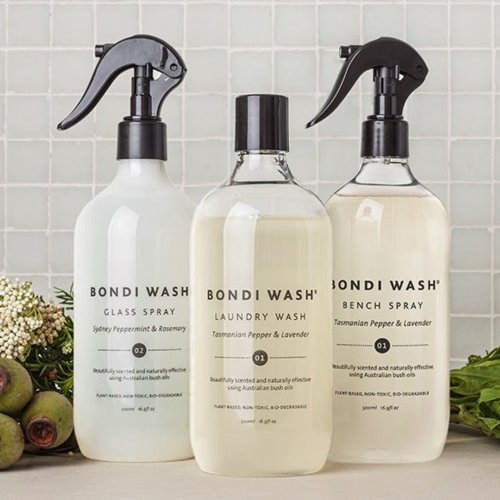 Bondi Wash 【時尚雜誌推薦】療癒花香居家清潔三件組 胡椒和薰衣草