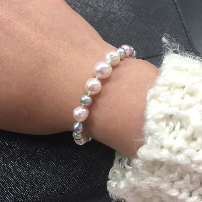 Baroque Pearl Bracelet | Japanese Baroque Pearl Bracelet | Akoya Pearl Bracelet - Bracelets - Pearl 