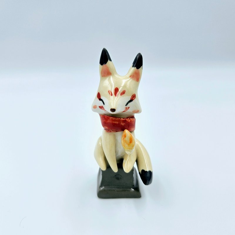 จิ้งจองคิสึเนะ Kitsune Yokai - ตุ๊กตา - ดินเผา 