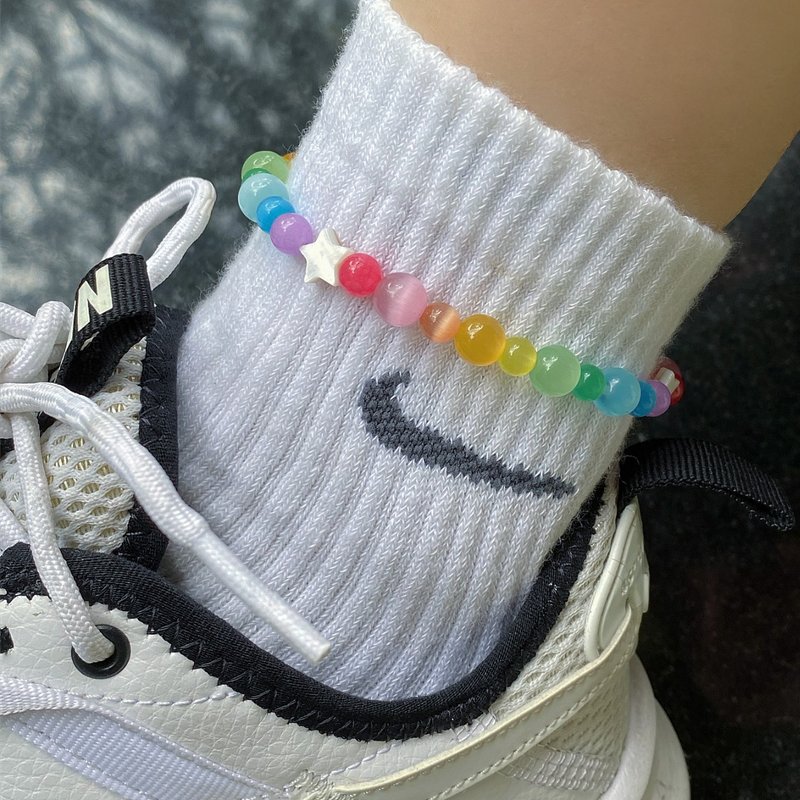 RAINBOW STONE ANKLET - 其他 - 石頭 