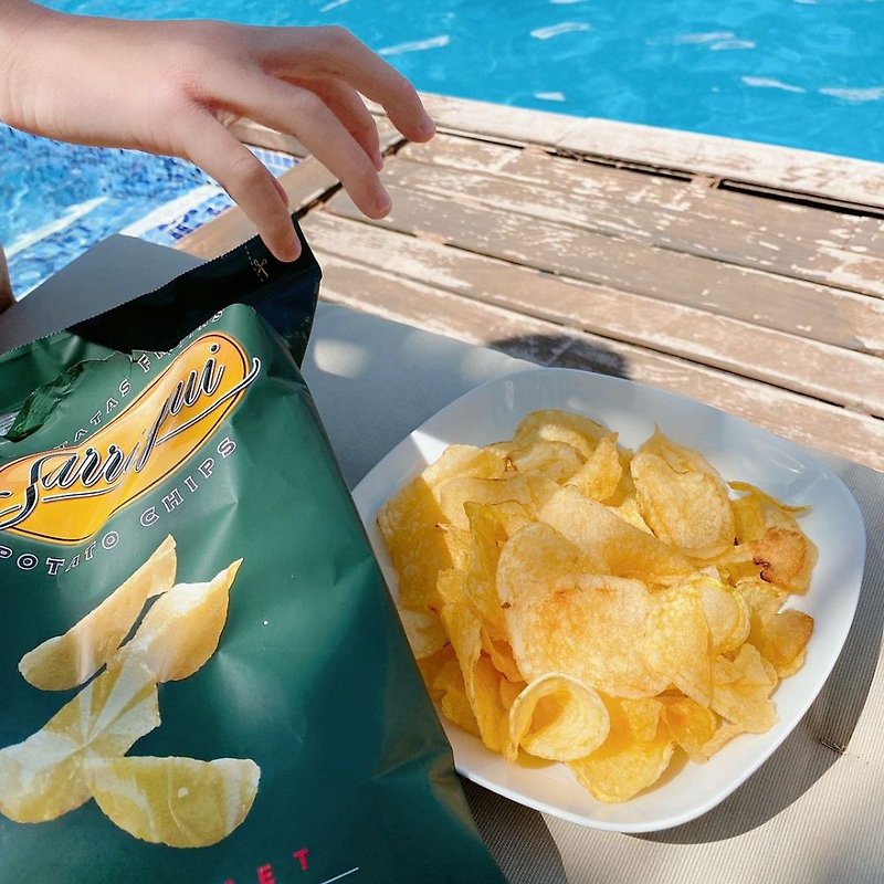 SARRIEGUI Spanish top salted potato chips 150g - ขนมคบเคี้ยว - อาหารสด 