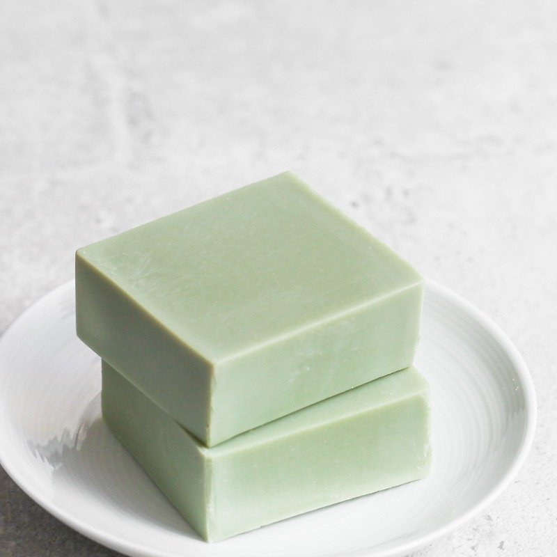 Shea soap avocado | Usually, Dry Skin | Autumn and winter | cold soap - สบู่ - พืช/ดอกไม้ สีเขียว