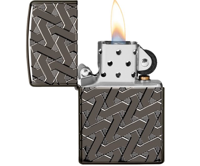 ZIPPO Official Flagship Store] Geometric Weave Design (Thickened Version)  Windproof Lighter 49173 - Shop zippo Other - Pinkoi