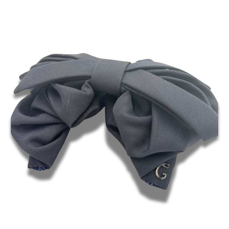 コンプレックス ビズ 控えめで上品なリボン 伸縮差し込み式 マルチヘアゴム - ヘアアクセサリー - その他の素材 多色