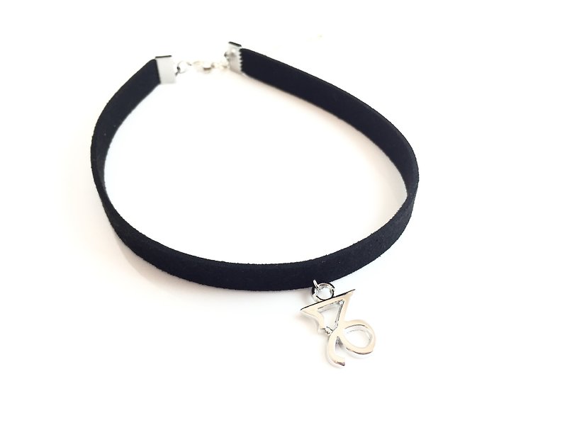 Capricorn-Constellation Necklace - Necklaces - Genuine Leather Black