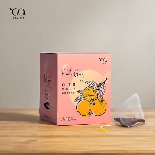 CASS Lifestyle ( samova 歐洲時尚茶飲 ) 【Space 三角立體茶包】CASS TEA 伯爵紅茶 白日夢 | 10入
