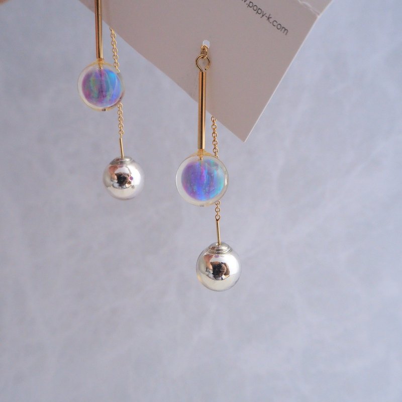 Clackers Kyoto Opal Purple - ต่างหู - วัสดุอื่นๆ หลากหลายสี