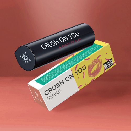 口紅 CRUSH ON YOU セミマットリップスティックは 327 アンバー