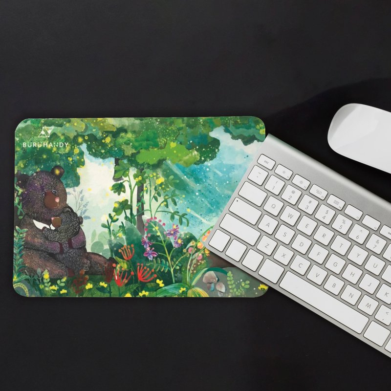 Mouse Pad-Blood Taiwan Conservation Animal Taiwan Black Bear 27.5x19.5cm - อื่นๆ - เส้นใยสังเคราะห์ 