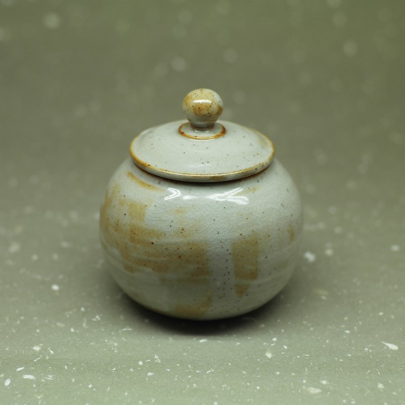 Round body soda glazed tea warehouse handmade pottery tea props - Teapots & Teacups - Pottery 