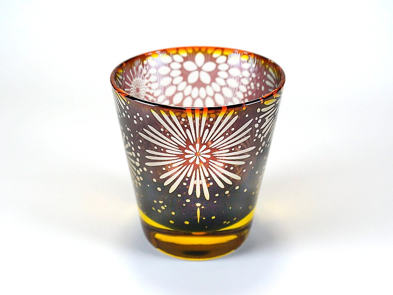 Ohwa Hua [Purple Dragonfly] - Teapots & Teacups - Glass Orange