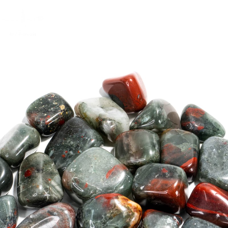 Rolling Stone Series-Vulcan Jasper 200g - ของวางตกแต่ง - เครื่องประดับพลอย สีแดง