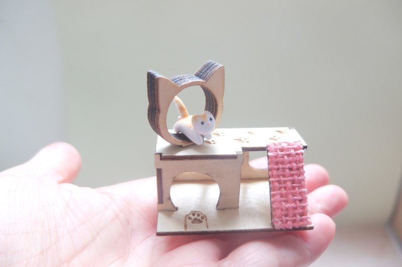 Miniature Cat Tree Set C - ของวางตกแต่ง - วัสดุอื่นๆ หลากหลายสี