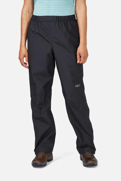 山衣丁 【Rab】Downpour Eco Pants 透氣防水長褲 女款 黑色