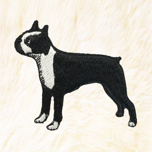 24PlanetsStudio Boston Terrier Dog Iron on Patch Buy 3 Get 1 Free