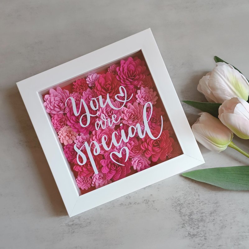 You Are Special Paper Flower Gift Box - Items for Display - Paper Red