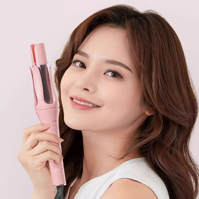 [Free shipping] Jindao fully automatic curling iron artifact lazy no damage hair electric big wave dormitory long-lasting shaping - Other Small Appliances - Other Materials Pink