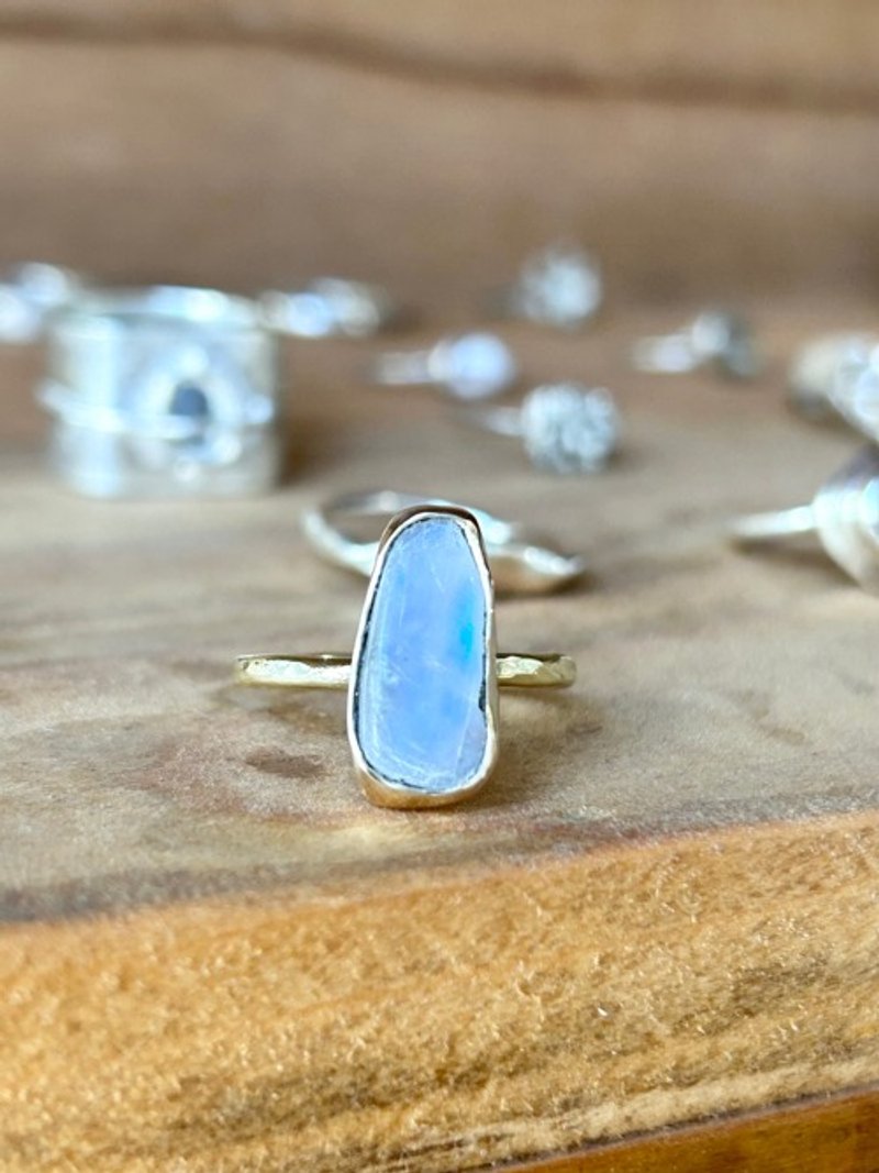 Ring "moon quartz" organic - แหวนทั่วไป - โลหะ 