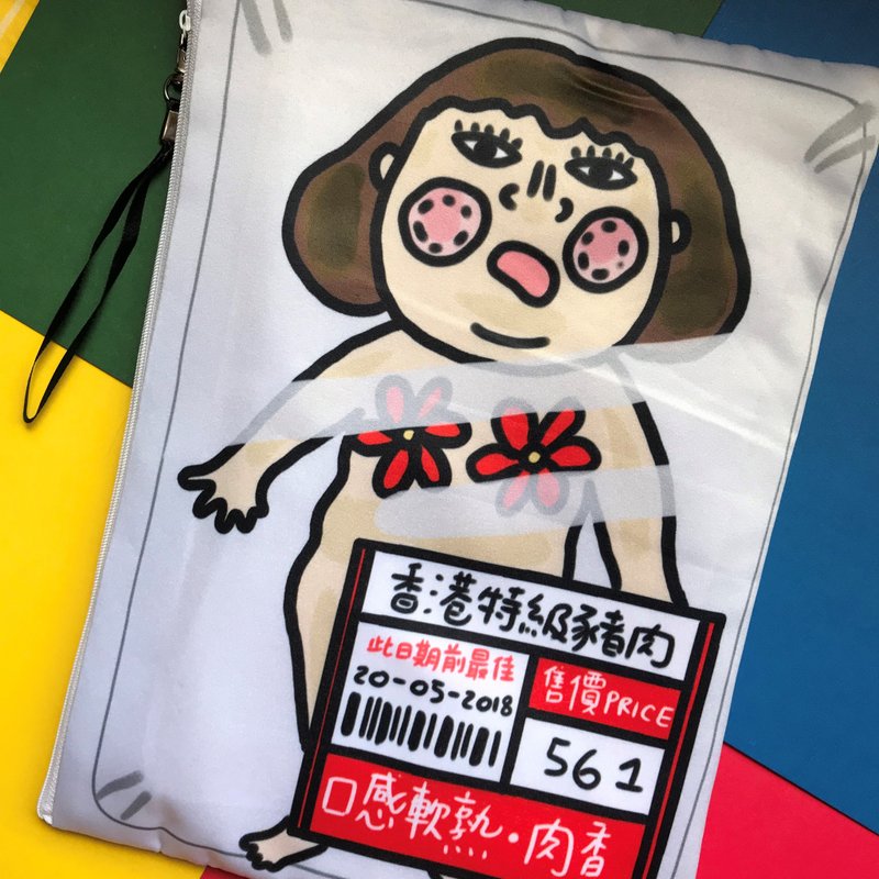 肥妹凍肉包裝。A4size文件袋 - 手提包/手提袋 - 其他材質 