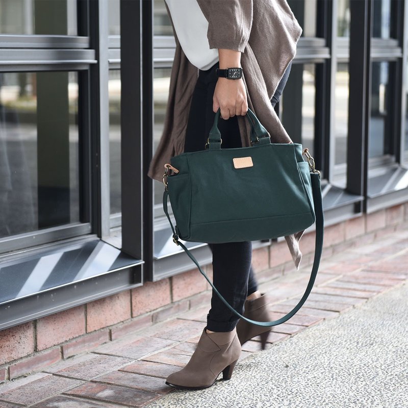 Not a simple canvas handbag/side backpack - handmade to order - Messenger Bags & Sling Bags - Cotton & Hemp Multicolor