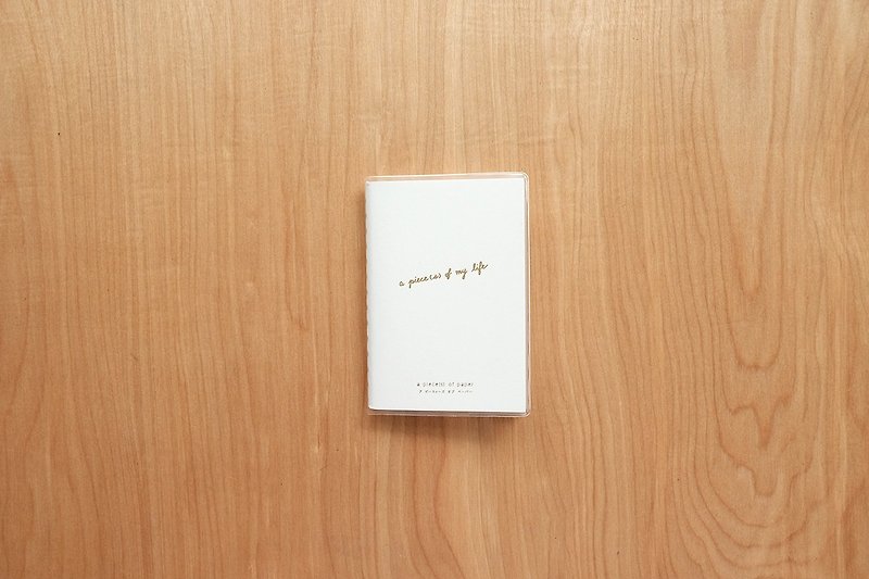 PLANNER A7 : WHITE STORY - 筆記簿/手帳 - 紙 白色