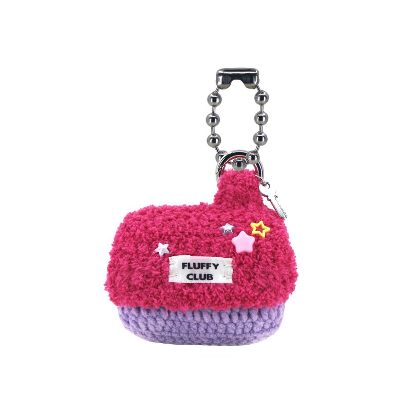 'SWEET HOME SWEET' AirPods 3&Pro case PINK roof PURPLE wall (GIANT BALL) - AirPods/耳機保護套 - 繡線 紫色