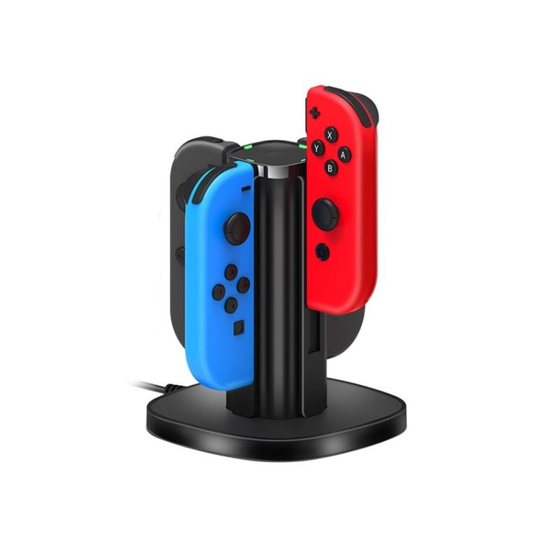 Good value Switch Joycon 4in1 charging base (company goods) L372 - บอร์ดเกม - พลาสติก สีดำ