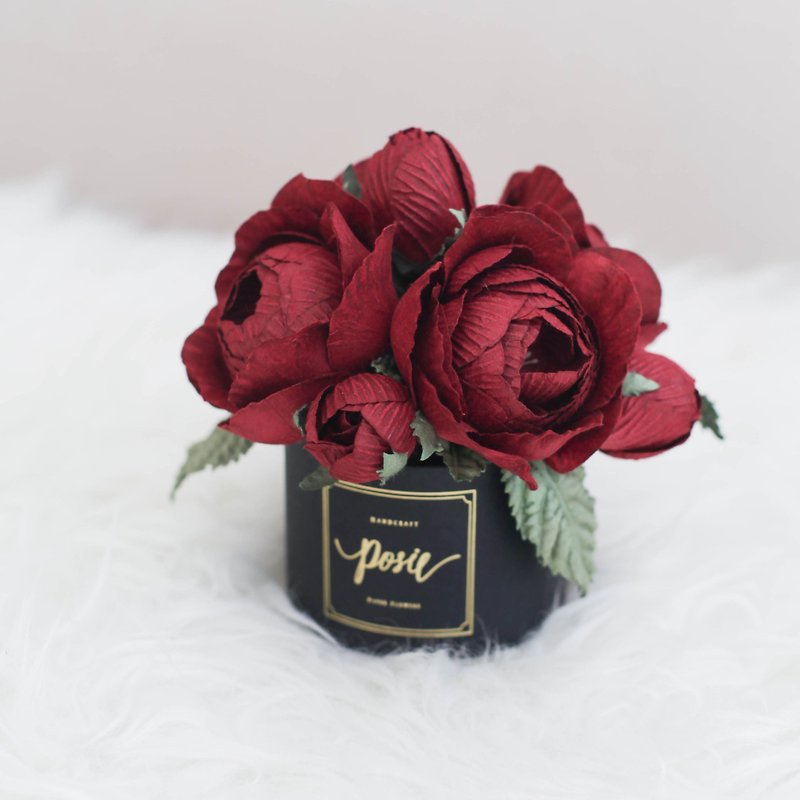 Crimson Red - Girlfriend Collection Aromatic Small Gift Box - 香氛/精油/擴香 - 紙 紅色