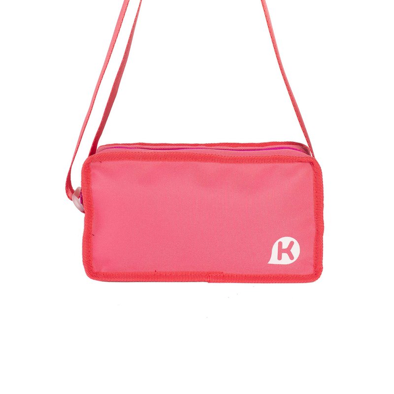 WEEKEND Series Cube Crossbody Bag - Pink - Messenger Bags & Sling Bags - Polyester Red