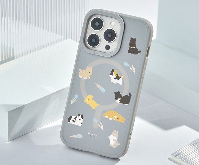 CASETIFY 猫イラスト MagSafe対応ケース Amazon.co.jp: CASETiFY (ケースティファイ) インパクトケース