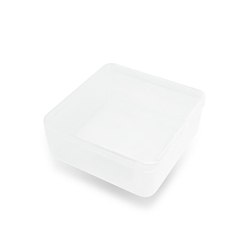 190+配件 磨砂半透明方形塑料盒 - 居家收納/收納盒/收納用品 - 聚酯纖維 透明