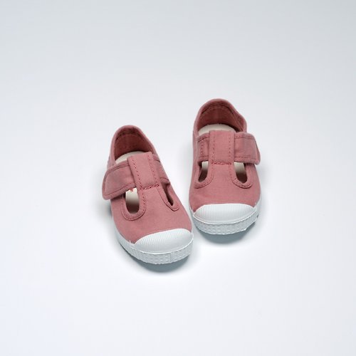 CIENTA 西班牙帆布鞋 西班牙國民帆布鞋 CIENTA 77997 52 粉紅色 經典布料 童鞋 T字款