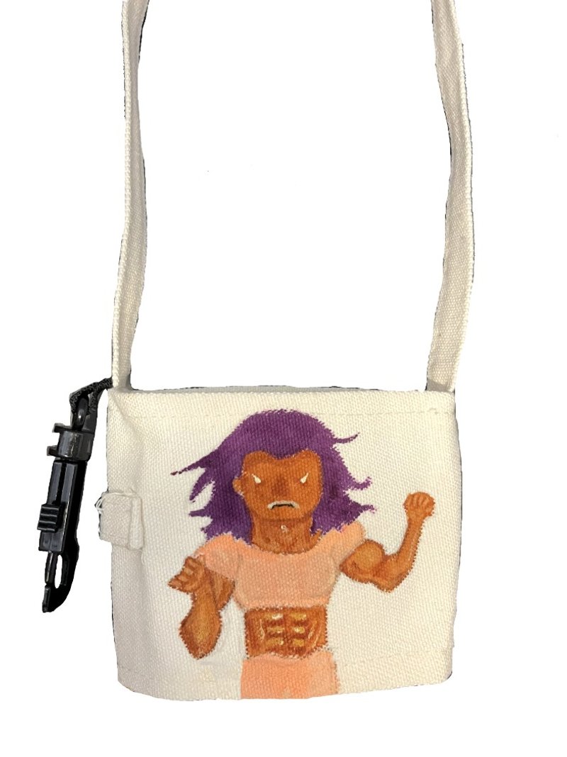 蛋白奶昔 別跑女孩 - 杯套/飲料提袋 - 棉．麻 